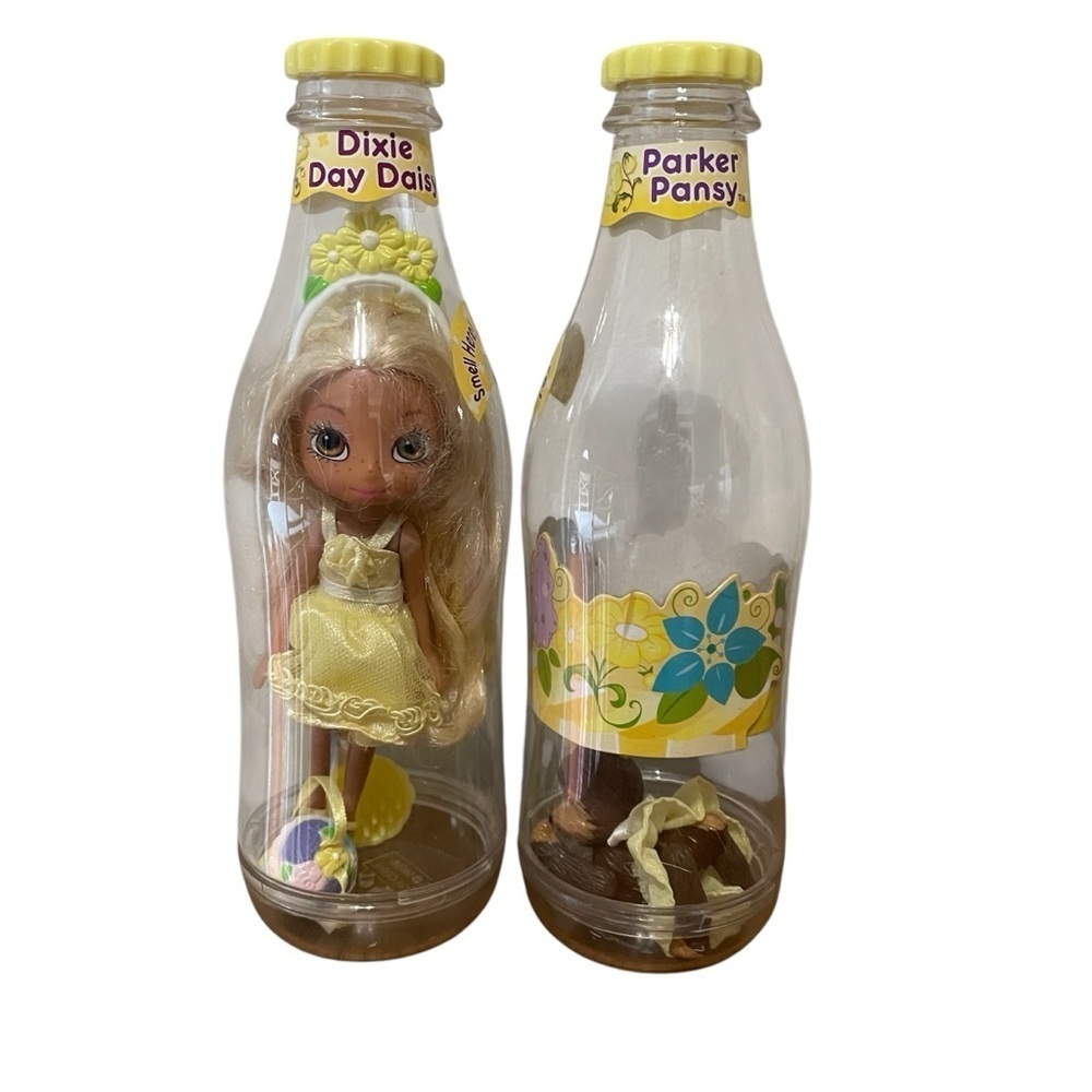 Yummi Land Soda Pop Doll Pet Dog Dixie Day Daisy Parker Pansy Yellow 2 Pc Set